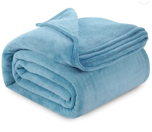 Cooling weighted blanket for gentle, calming pressure.